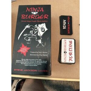 Ninja Burger Board Game Secret Ninja Death Touch Edition 2009 Steve Jackson
